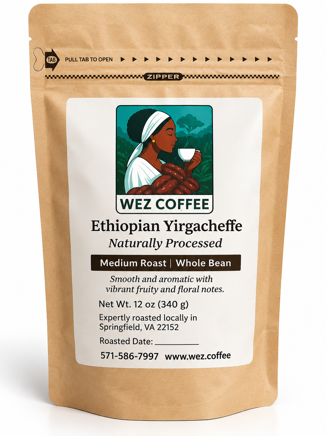 Wez Coffee Beans 12 oz